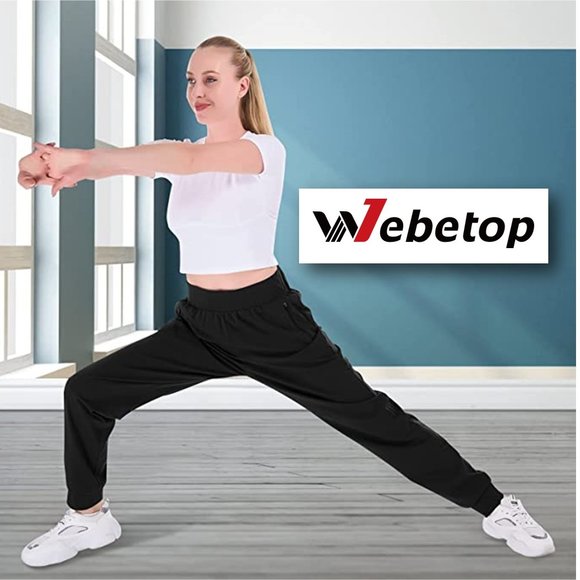 Webetop Pants - WEBETOP Elastic High Waisted Lounge Pant with Pockets  🏃  NEW WITH TAGS!